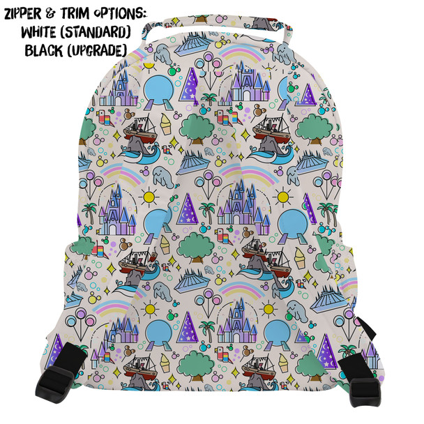 Pocket Backpack - Walt Disney World Park Icons Light