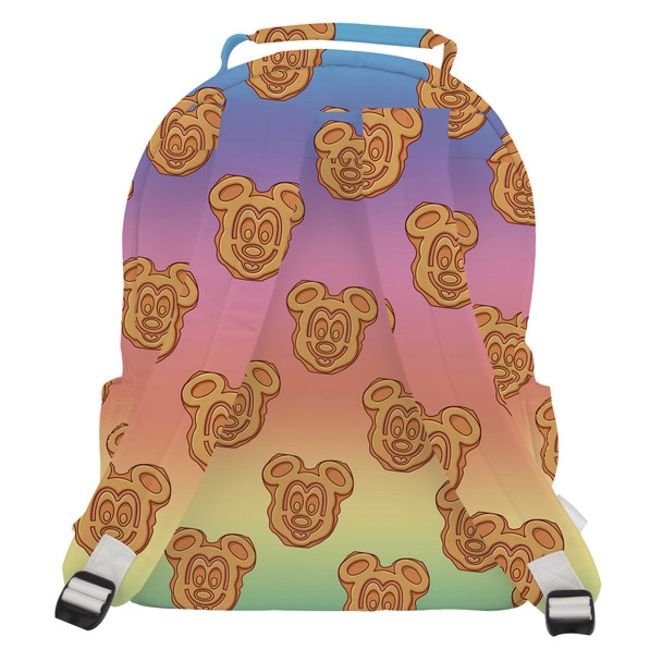 Pocket Backpack - Mickey Waffles Rainbow