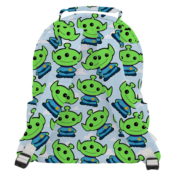 Pocket Backpack - Little Green Aliens Toy Story Inspired