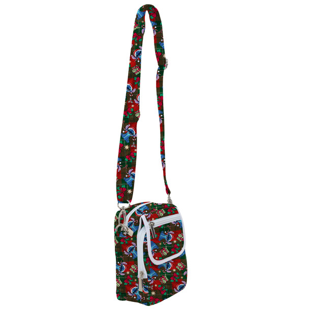 Belt Bag with Shoulder Strap - Happy Stitch Christmas