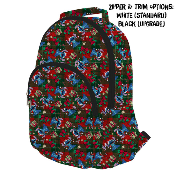 Pocket Backpack - Happy Stitch Christmas