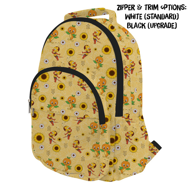 Pocket Backpack - Spike The Bee and Orange Bird
