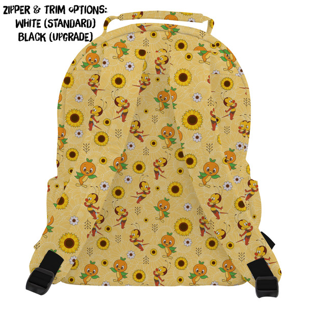 Pocket Backpack - Spike The Bee and Orange Bird