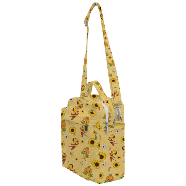 Crossbody Bag - Spike The Bee and Orange Bird