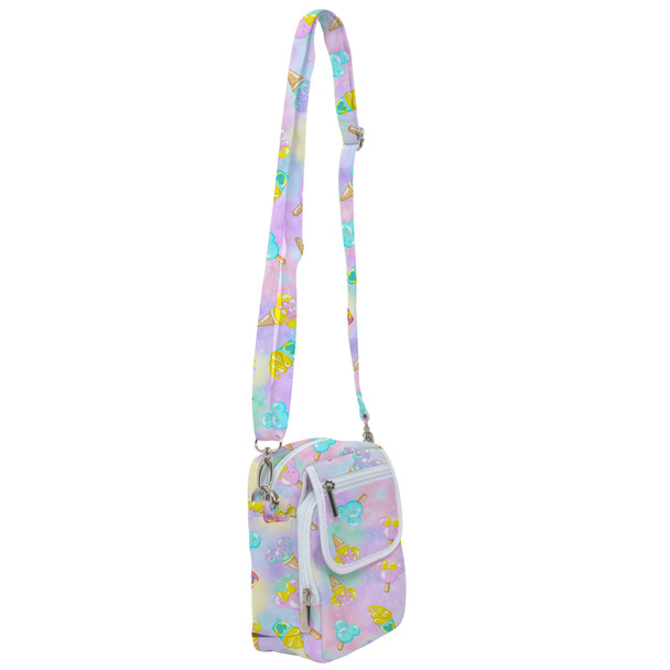 Belt Bag with Shoulder Strap - Pastel Ice Cream Dreams