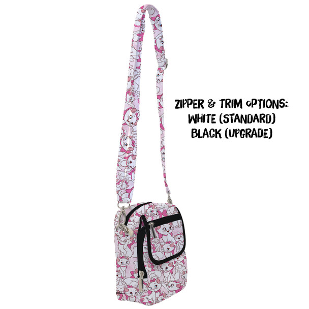 Belt Bag with Shoulder Strap - Marie with her Pink Bow