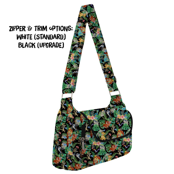 Shoulder Pocket Bag - Watercolor Lion King Jungle