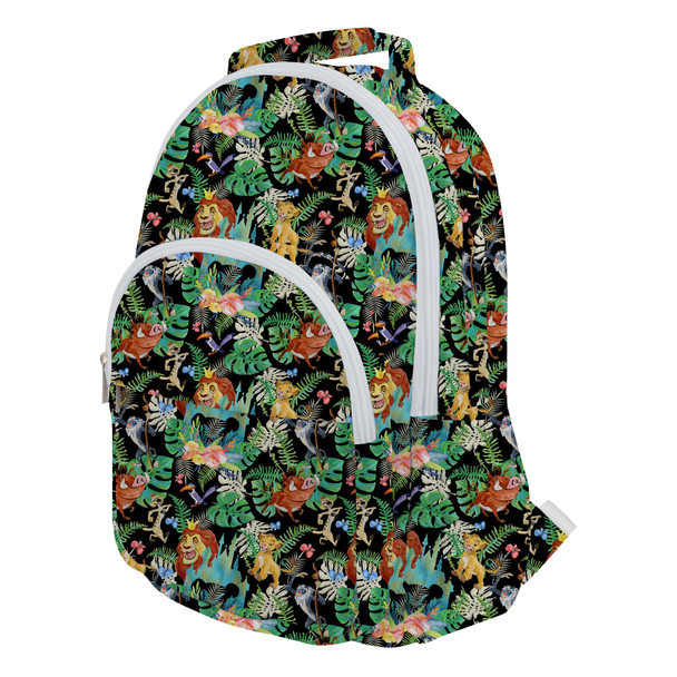 Pocket Backpack - Watercolor Lion King Jungle