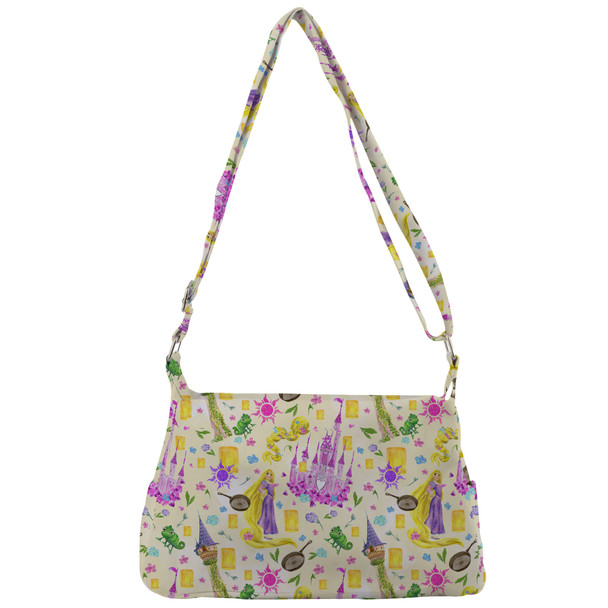 Shoulder Pocket Bag - Watercolor Tangled