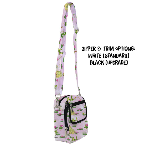 Belt Bag with Shoulder Strap - Watercolor Princess Tiana & The Frog