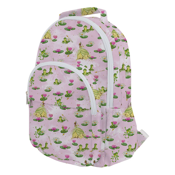 Pocket Backpack - Watercolor Princess Tiana & The Frog