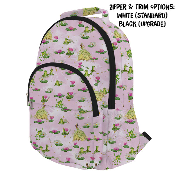 Pocket Backpack - Watercolor Princess Tiana & The Frog