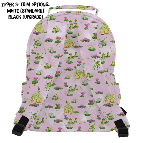 Pocket Backpack - Watercolor Princess Tiana & The Frog