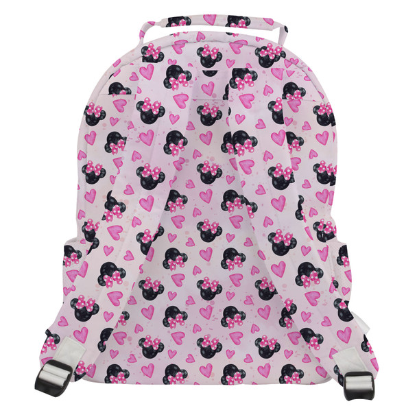 Pocket Backpack - Watercolor Minnie Mouse In Pink