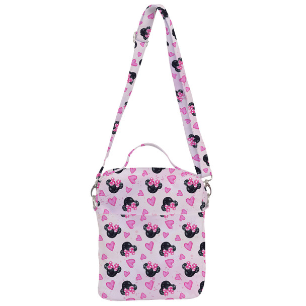 Crossbody Bag - Watercolor Minnie Mouse In Pink