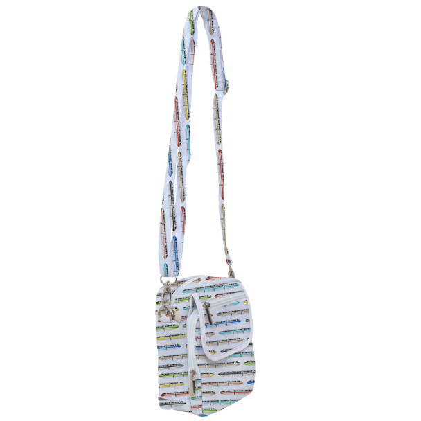 Belt Bag with Shoulder Strap - Disney Monorail Rainbow