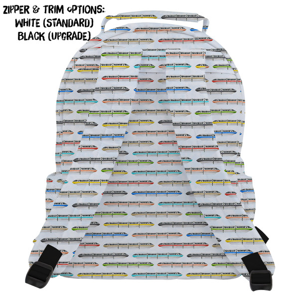 Pocket Backpack - Disney Monorail Rainbow