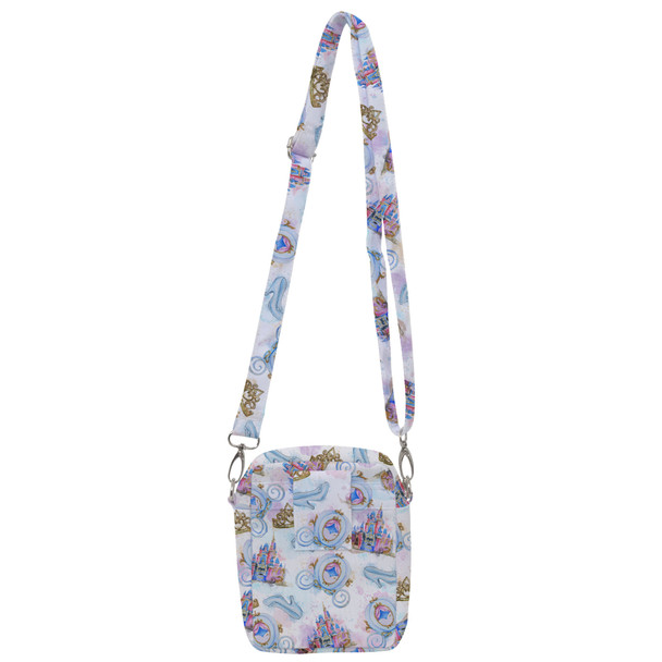Belt Bag with Shoulder Strap - Watercolor Cinderella