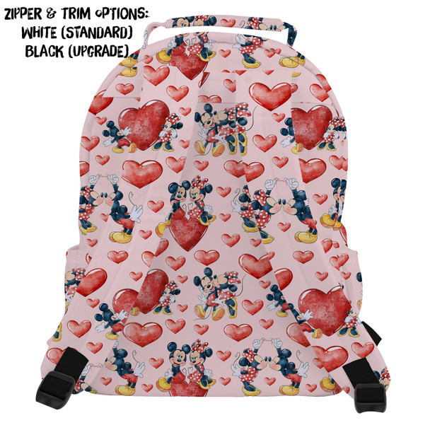 Pocket Backpack - Valentine Mickey & Minnie