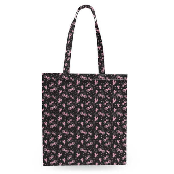 Tote Bag - Pink Glitter Minnie Ears and Mickey Balloons