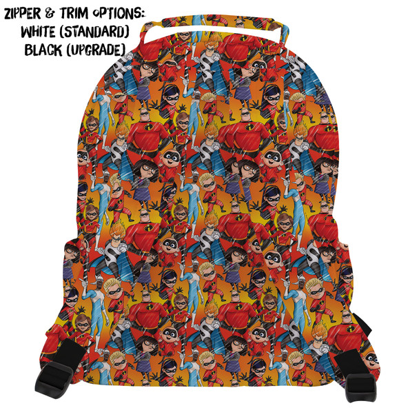 Pocket Backpack - The Incredibles Sketched
