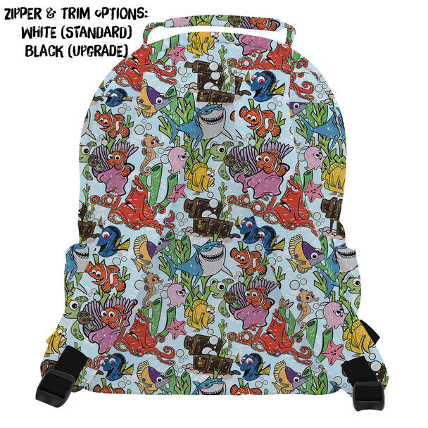 Pocket Backpack - Fish Are Friends Nemo Inspired