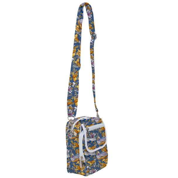 Belt Bag with Shoulder Strap - Lady & The Tramp Sketched