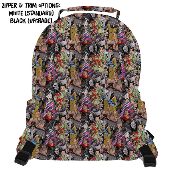 Pocket Backpack - Mulan Sketched