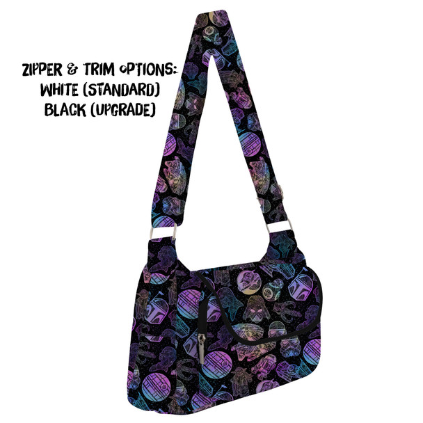 Shoulder Pocket Bag - Star Wars Watercolor Mandalas