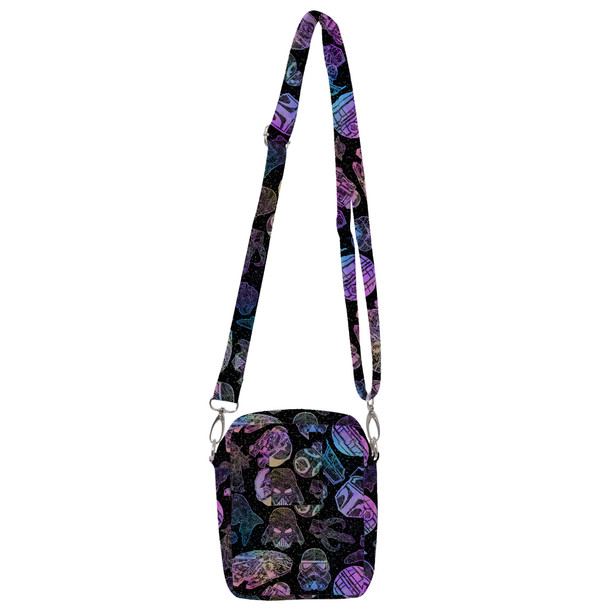 Belt Bag with Shoulder Strap - Star Wars Watercolor Mandalas