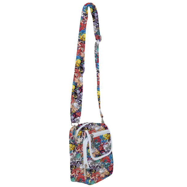 Belt Bag with Shoulder Strap - The Little Mermaid Sketched