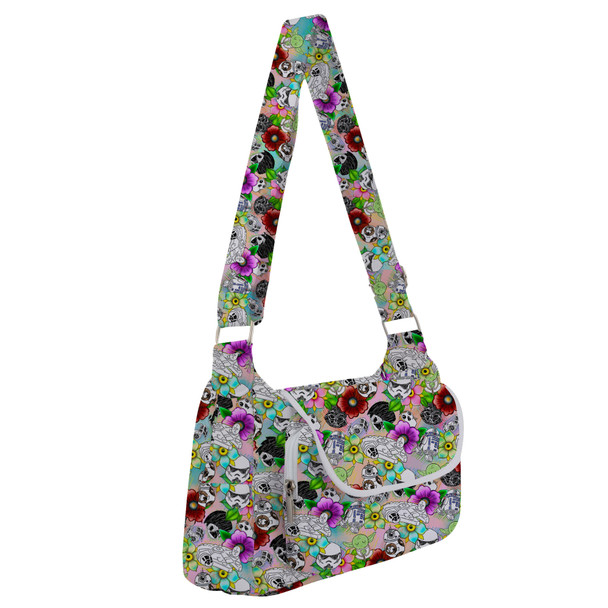 Shoulder Pocket Bag - Sketched Floral Star Wars