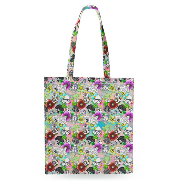 Tote Bag - Sketched Floral Star Wars