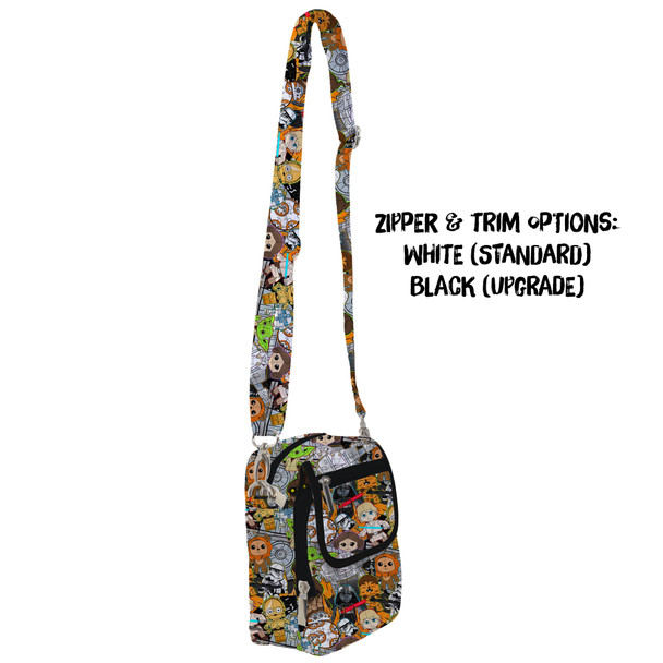 Belt Bag with Shoulder Strap - Sketched Cute Star Wars Characters