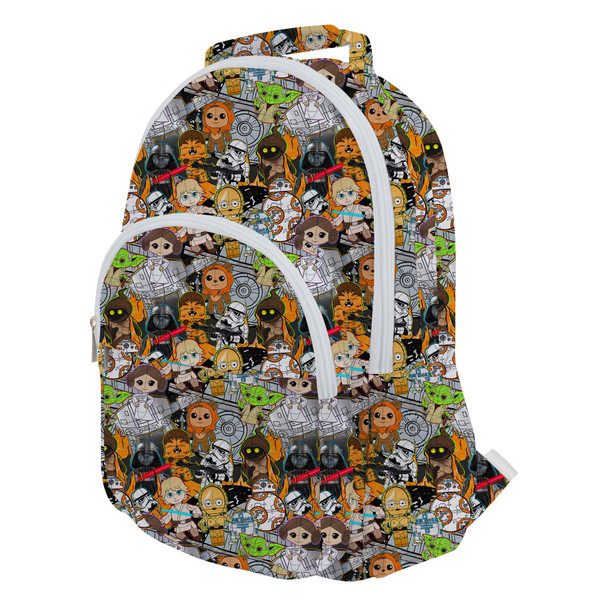 Pocket Backpack - Sketched Cute Star Wars Characters
