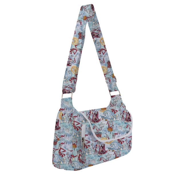 Shoulder Pocket Bag - Santa Jack with Sally & Zero