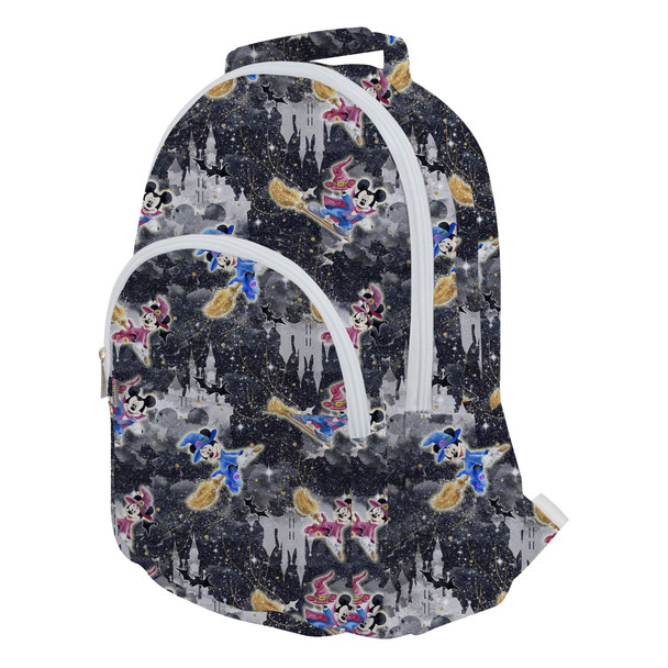 Pocket Backpack - Watercolor Halloween Mickey & Minnie