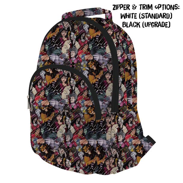 Pocket Backpack - Disney Villains Sketched