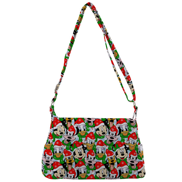 Shoulder Pocket Bag - Mickey & Friends Santa Hats