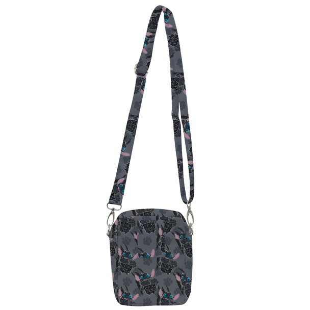 Belt Bag with Shoulder Strap - Superhero Stitch - Black Panther