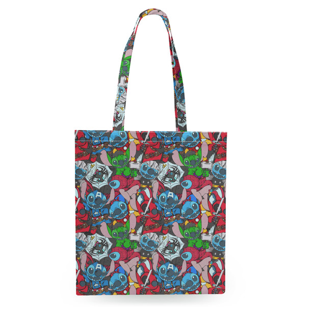 Tote Bag - Superhero Stitch - All Heroes Stacked