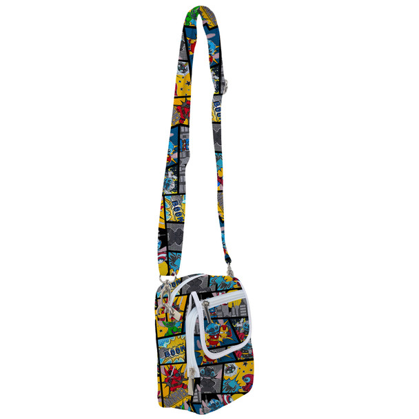 Belt Bag with Shoulder Strap - Superhero Stitch - Comic Book