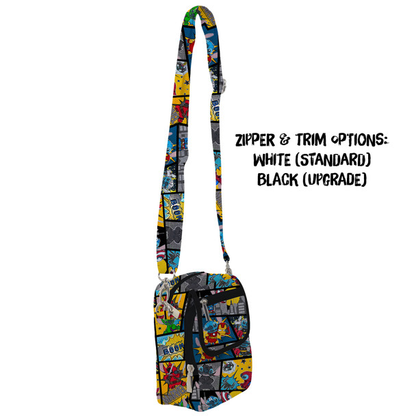 Belt Bag with Shoulder Strap - Superhero Stitch - Comic Book