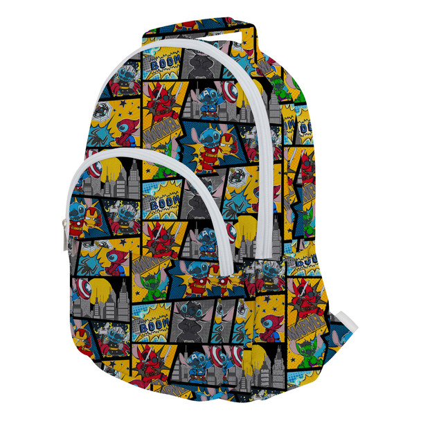 Pocket Backpack - Superhero Stitch - Comic Book