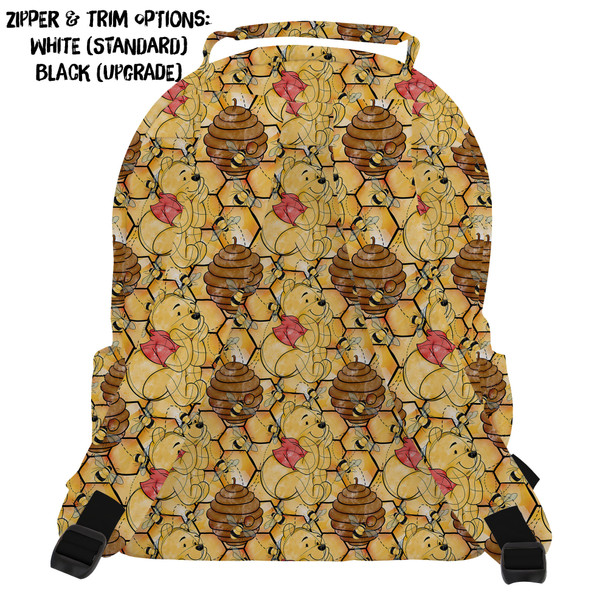 Pocket Backpack - Sketched Pooh in the Honey Tree