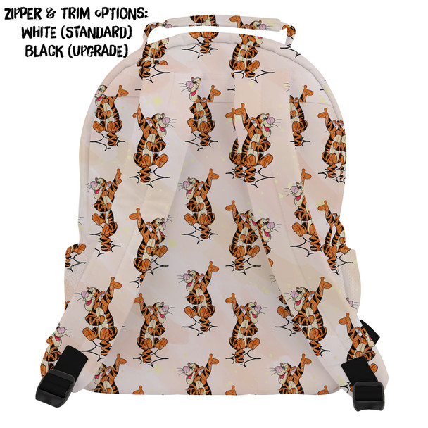 Pocket Backpack - Sketched Bouncing Tigger