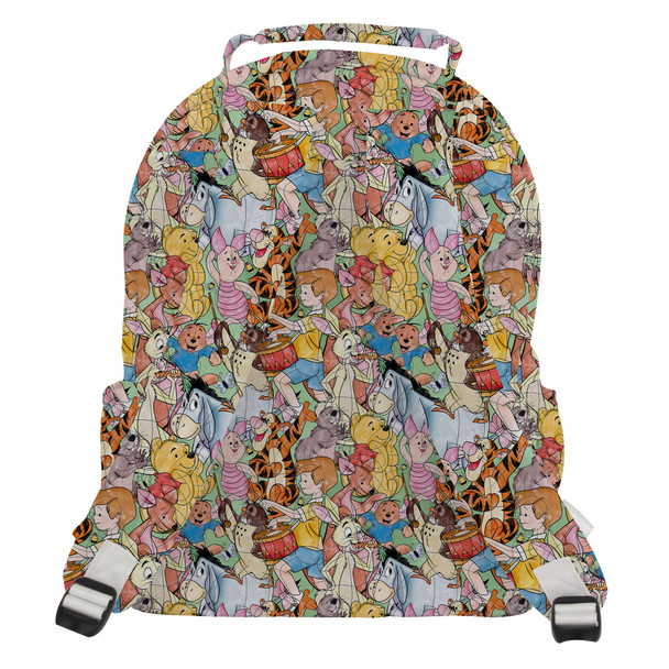 Pocket Backpack - Sketched Pooh Characters