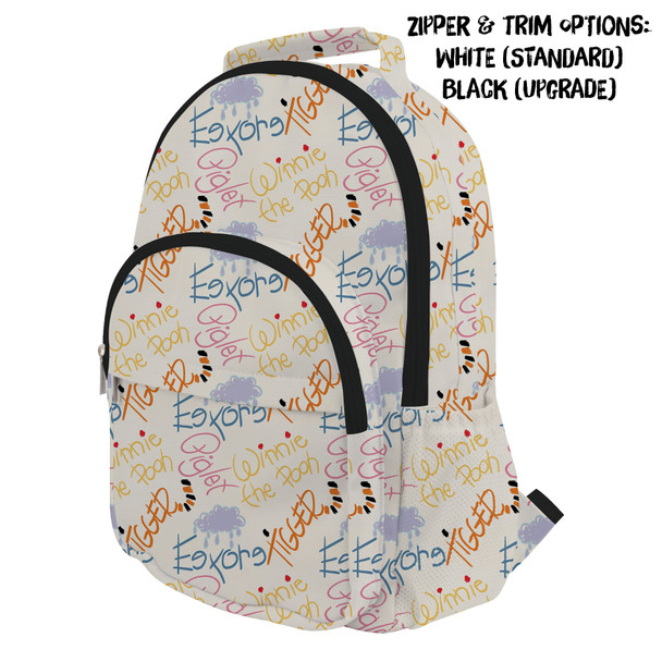 Pocket Backpack - Sketched Pooh Autographs