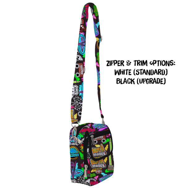 Belt Bag with Shoulder Strap - Neon Radiator Springs