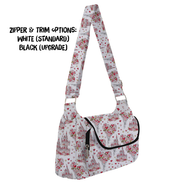 Shoulder Pocket Bag - Valentine Disney Castle